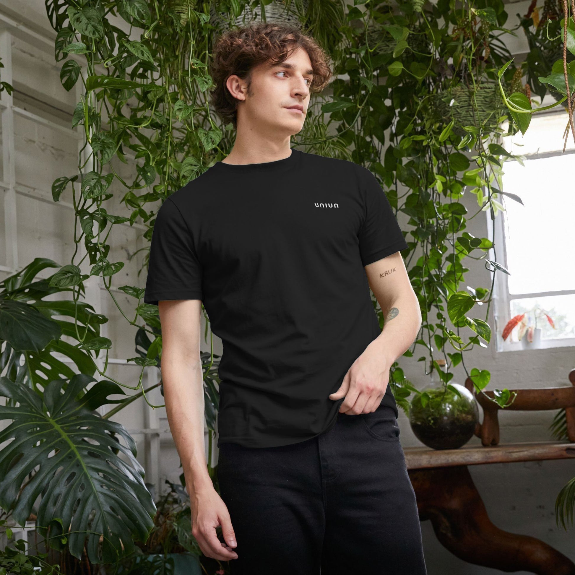 UNIUN Recycled Men's Black T-shirt